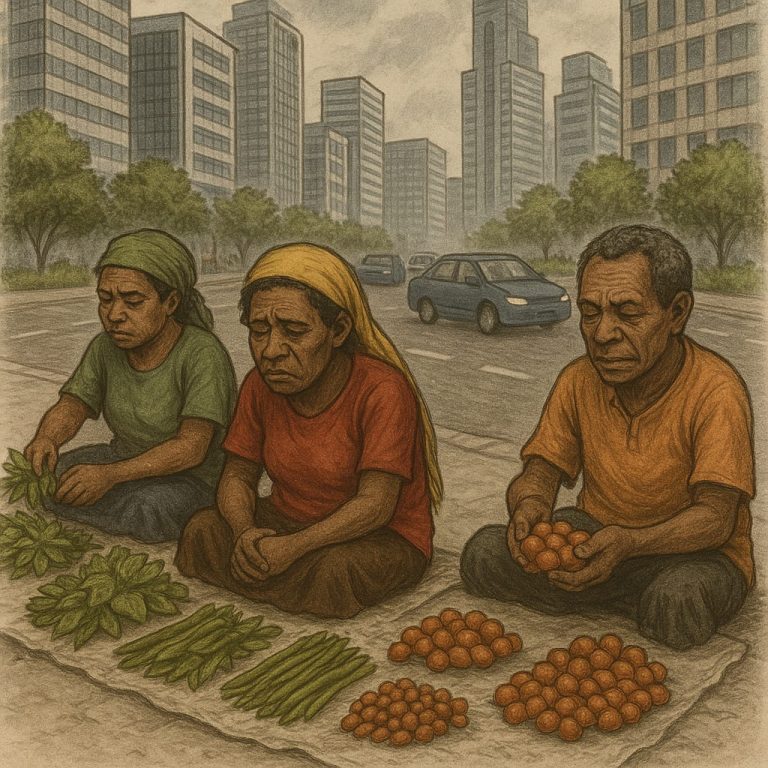 Karikatur Pedagang Papua